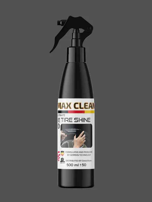 اسپری نیم لیتری براق کننده و محافظ لاستیک برند MAX CLEAN