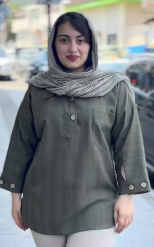 مانتو جلوبسته سایزبزرگ۱۴۱۲