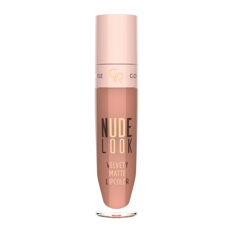 رژ لب مایع مات NUDE LOOK گلدن رز مدل Velvety