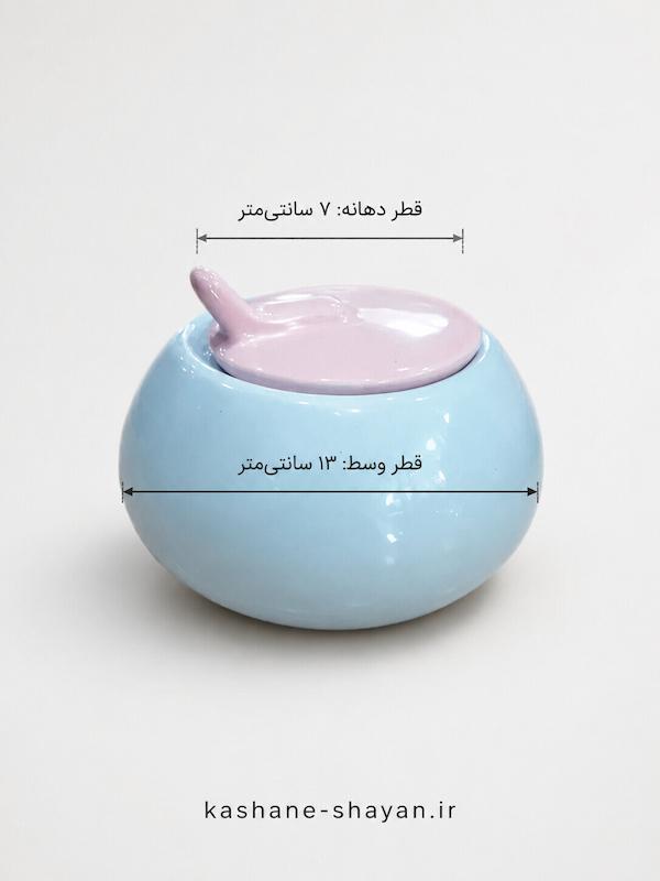 قندان سرامیکی رنگی وان سل