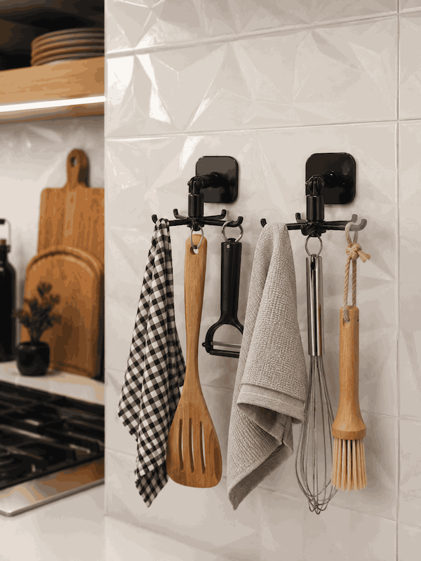 اویز چتری دوتای پنج شاخه چسبی 