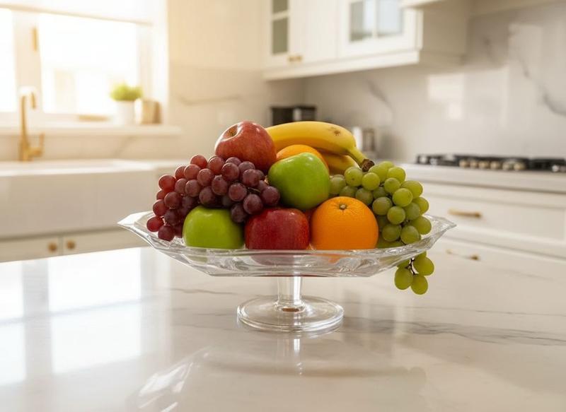 دیس میوه وشیرینی پایه دارمدل گریس ۹۵۴۶۱