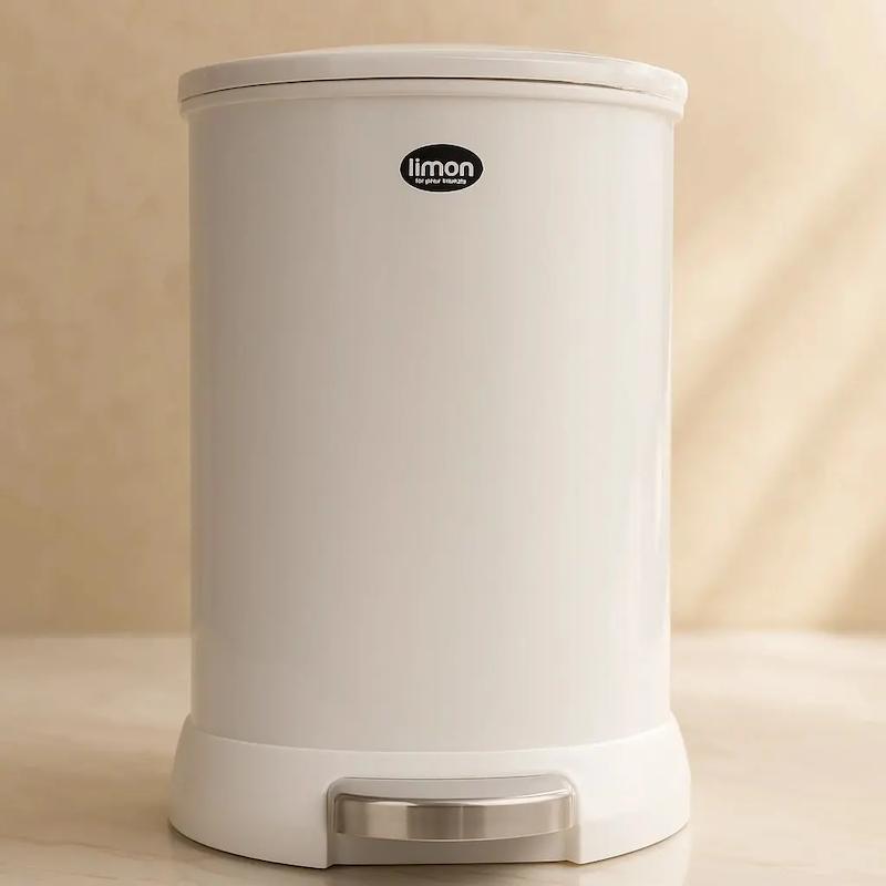 سطل آشپزخانه ۱۵لیتری سفید لیمون