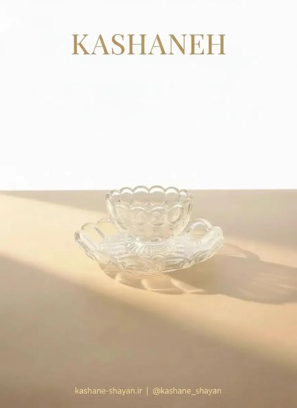 پیاله وپیش دستی انجلیکا(۶پیاله و۶پیش دستی)