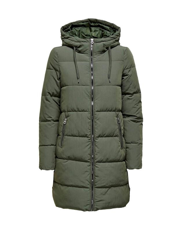 کاپشن بلند سبز ONLY