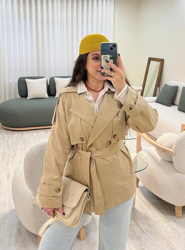 ترنچ کت موکایی Trenché