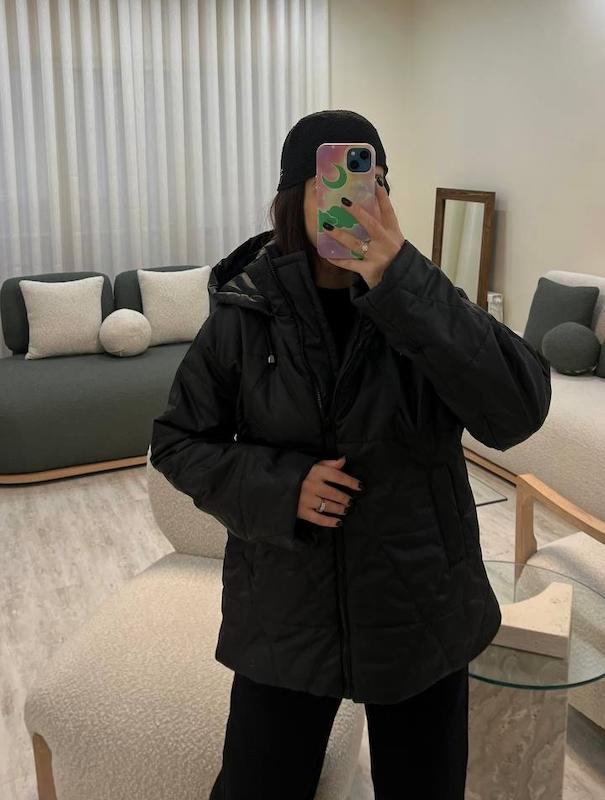 کاپشن مشکی HOLLOW WEAR