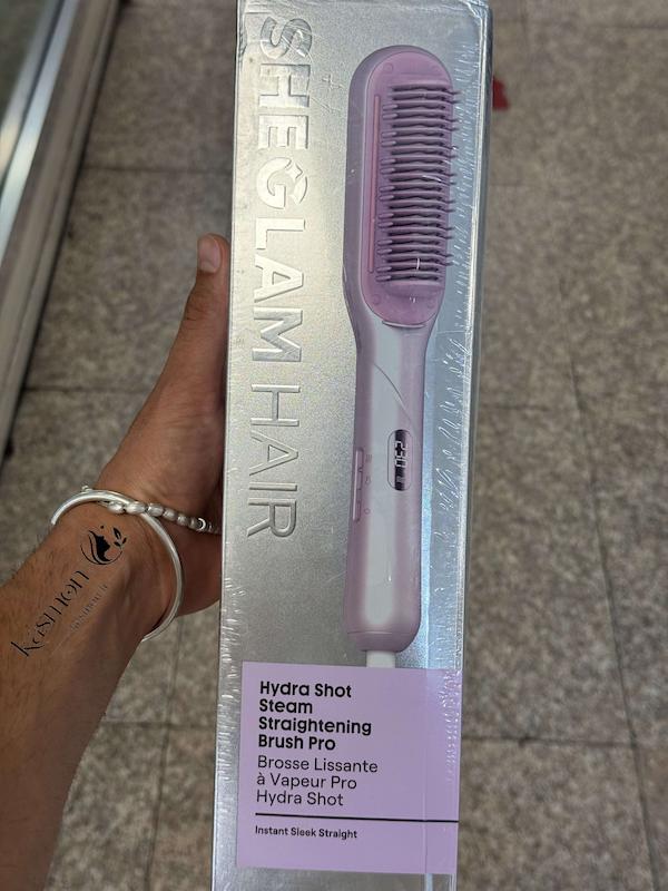 برس حرارتی شیگلم مدل Hydra Shot Steam straightening brush Pro