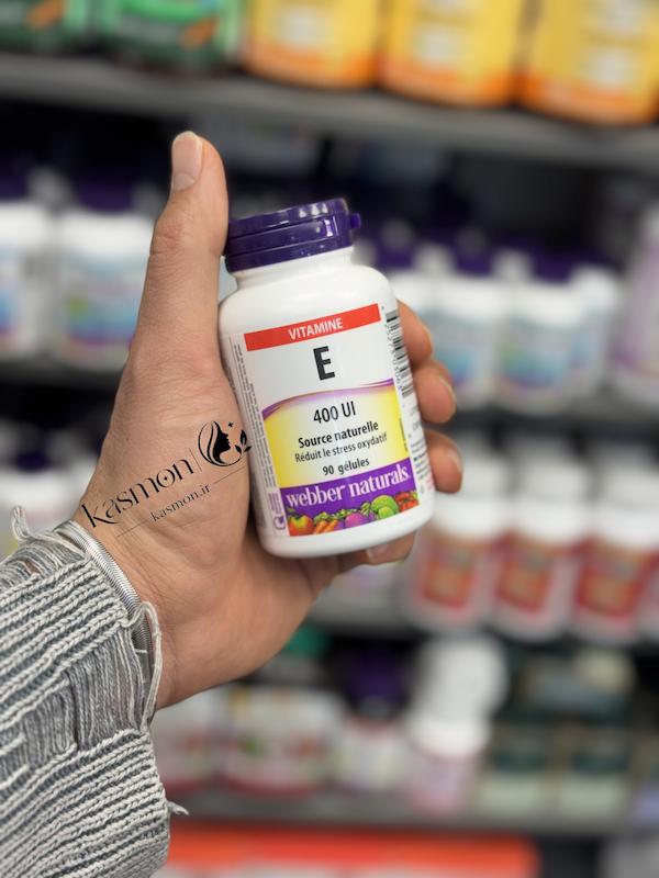  ویتامین E وبر نچرال 90 سافت ژل | Webber Naturals Vitamin E 400 IU 90Softgel