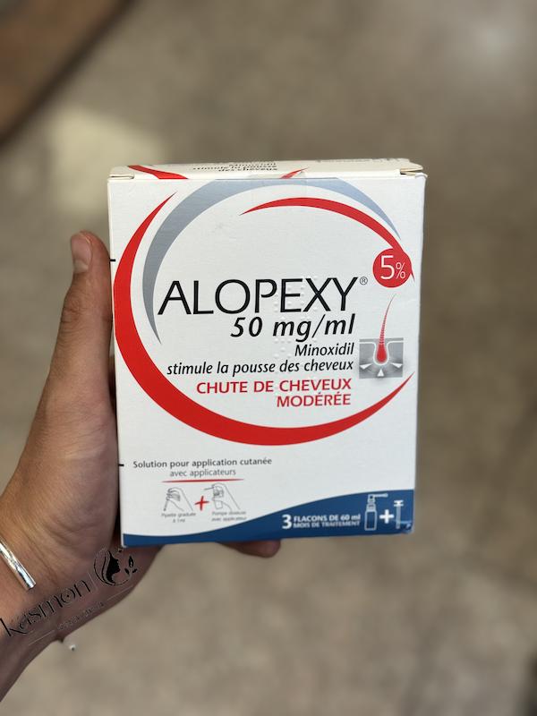 سرم ضد ریزش مو آلوپکسی مدل 5% Minoxidil 