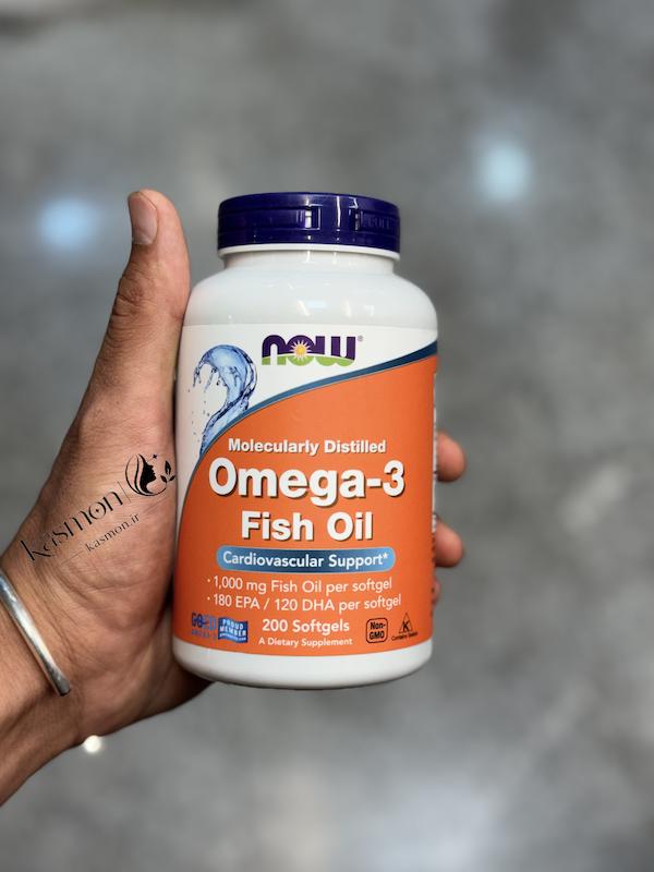  روغن ماهی امگا ۳ ناوفودز(NOW Foods, Omega-3)