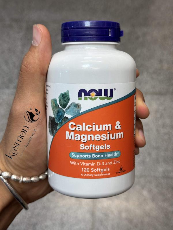  قرص کلسیم منیزیم ناو فودز 120 عددی / NOW Foods 