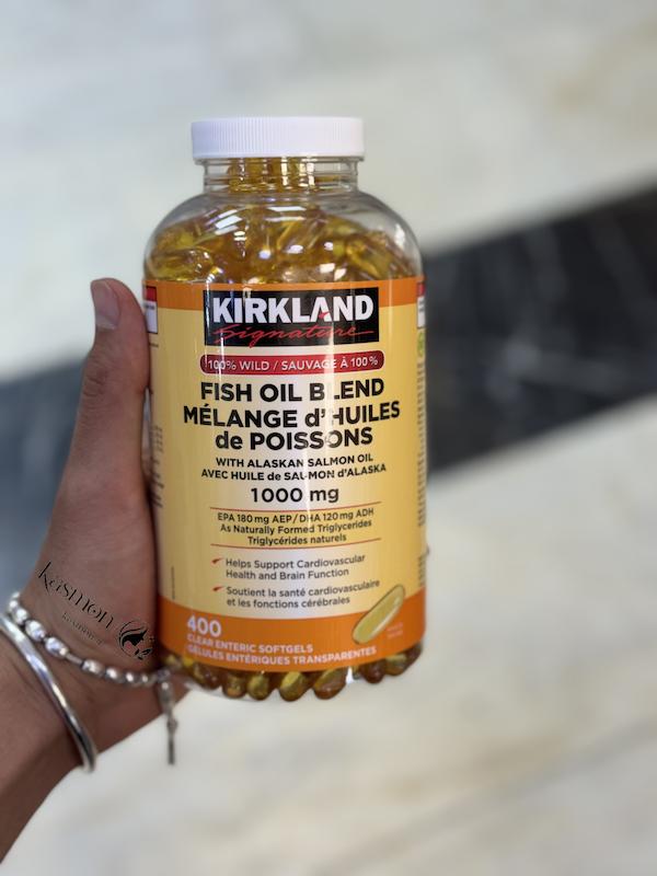  روغن ماهی ترکیبی کرکلند Kirkland Signature 100% Wild Fish Oil Blend