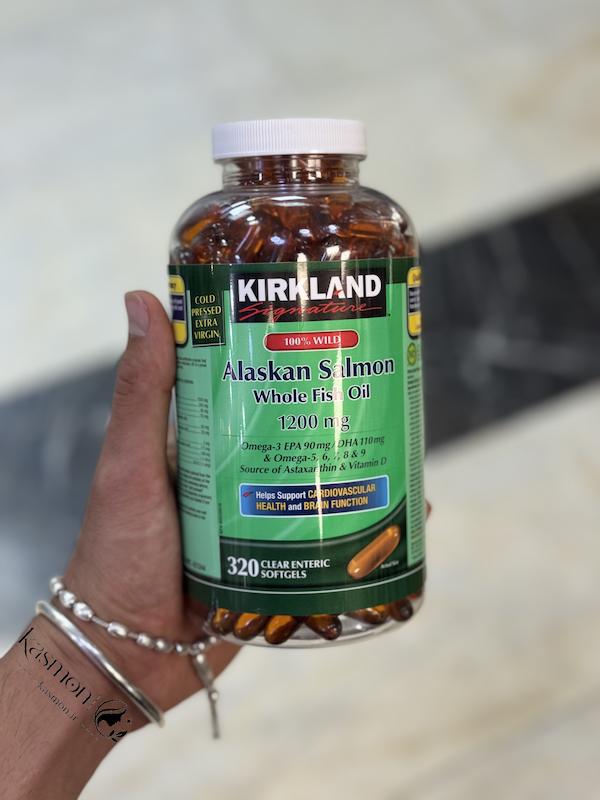 مکمل امگا روغن سالمون وحشی کرکلند