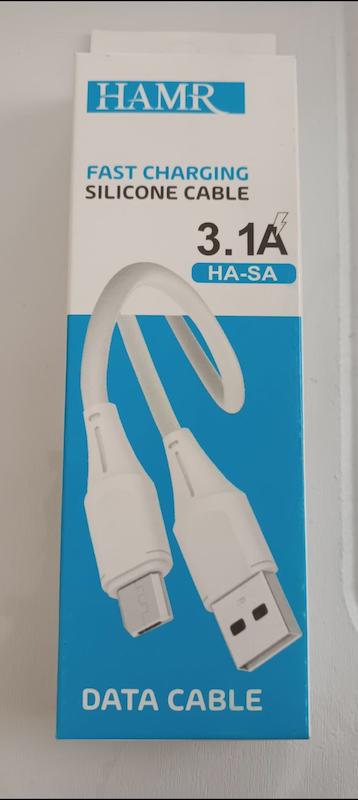 کابل سیلیکونی فست شارژ type-C هامر 3.1A