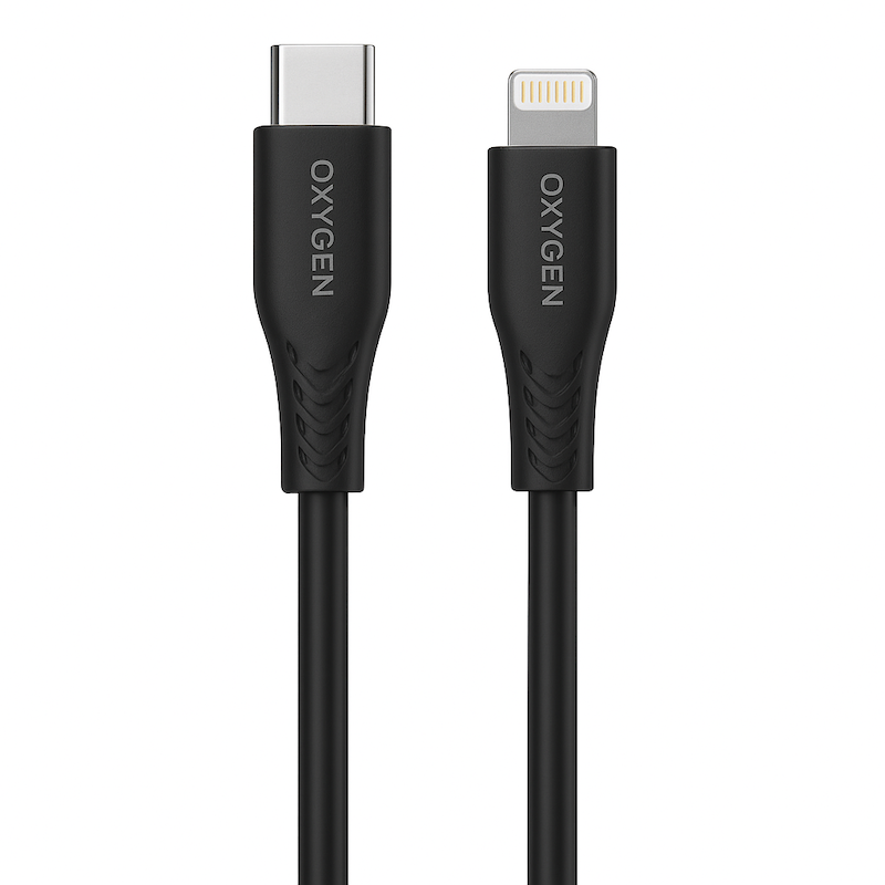 کابل شارژ OXYGEN Type-C به Lightning