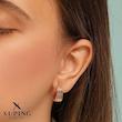 گوشواره حلقه ای پیوسته 