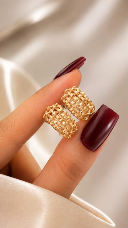گوشواره ژوپینگ حصیری