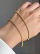 نیم ست خاویاری  طلایی و نقره ای استیل