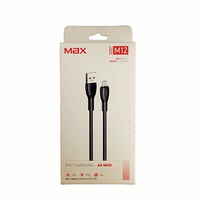 کابل شارژر  M12 MICRO مکس MAX     طول 1 متر