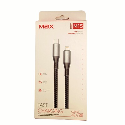 کابل شارژر  M15 PD  مکس MAX   طول 1 متر