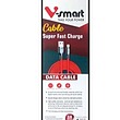 کابل شارژ وی اسمارت V-SMART مدل 62-VS-61 تایپ سی طول 1 متر