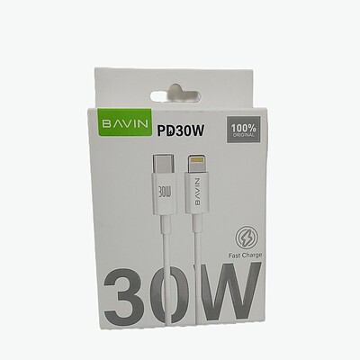 کابل شارژر باوین BAVIN مدلCB 274 PD - 30 W  طول 1 متر