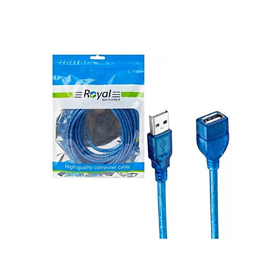 کابل  رویال ROYAL  کابل افزایش طول 5 متری ( USB )