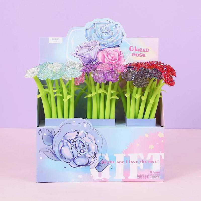 روان نویس سیلیکونی رز کریستالی