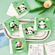 دفترچه حلقه ای پاندا سبز