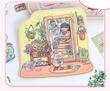 استیکر سه بعدی خانه سازی طرح دخترونه