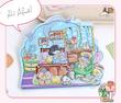 استیکر سه بعدی خانه سازی طرح دخترونه