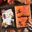 دفتر استیکر Halloween Castle