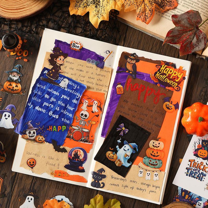 دفتر استیکر Halloween Castle