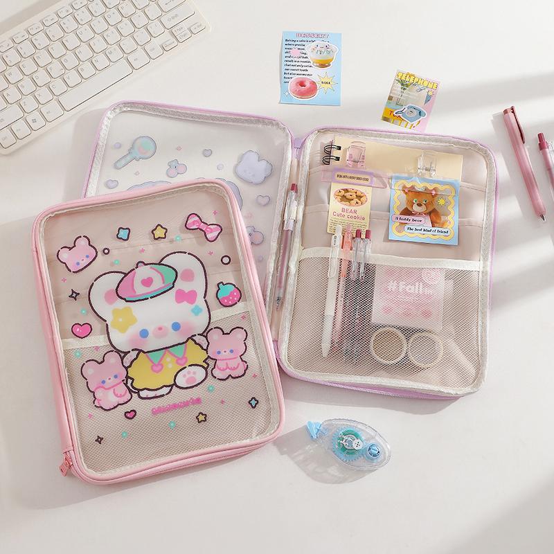 کیف شفاف طرح hisocute