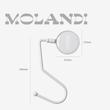 هنگر کیف پاستلی molandi سفید طوسی