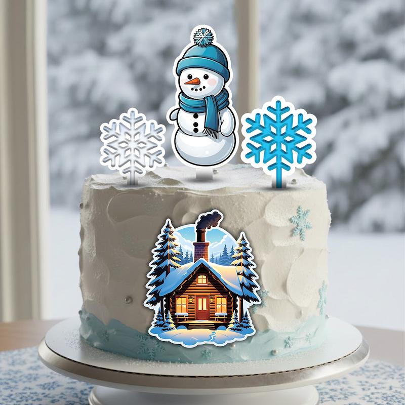 تاپر کیک زمستانی | فصلی، شیک و ضدآب