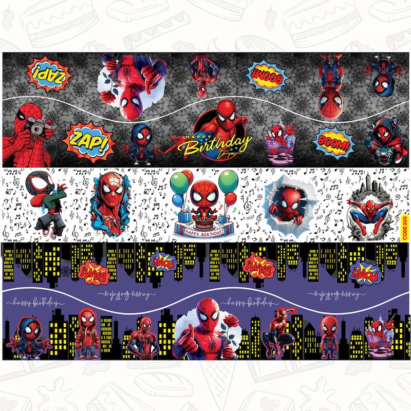 اسپایدرمن طرح دیواره کیک