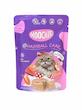 پوچ گربه بالغ moochie مدل پته طعم میگو