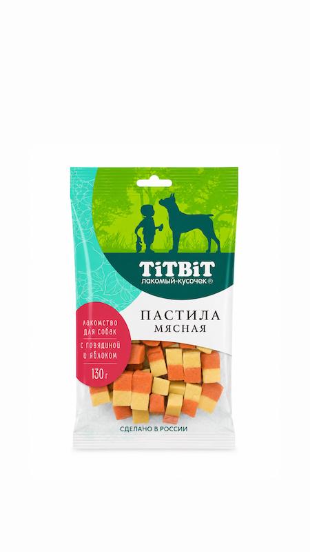 تشویقی سگ TiTBiT پاستیل گوشتی با طعم گوشت گاو و سیب 