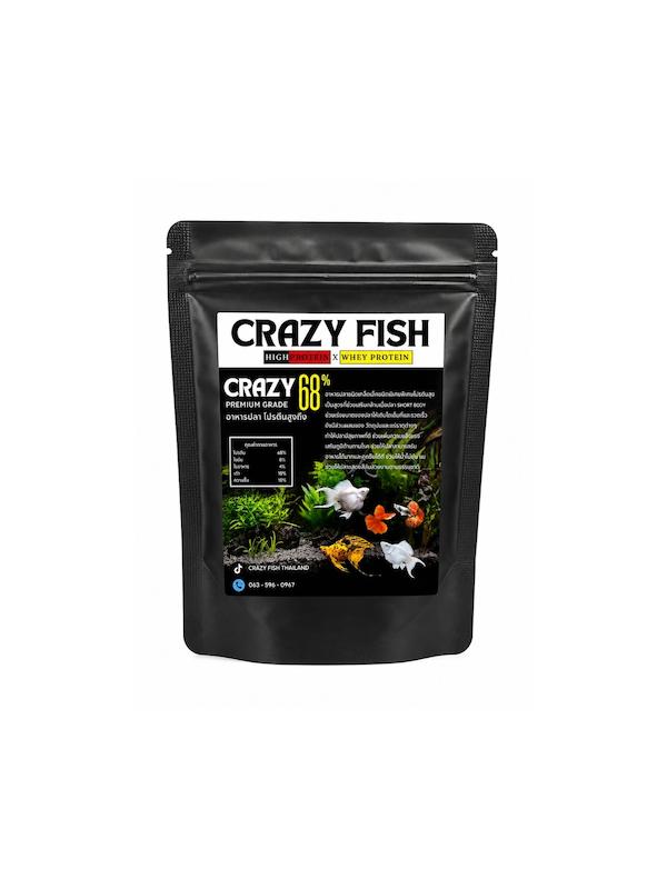 غذای ماهی کریزی فیش Crazy Fish 68% High Protein