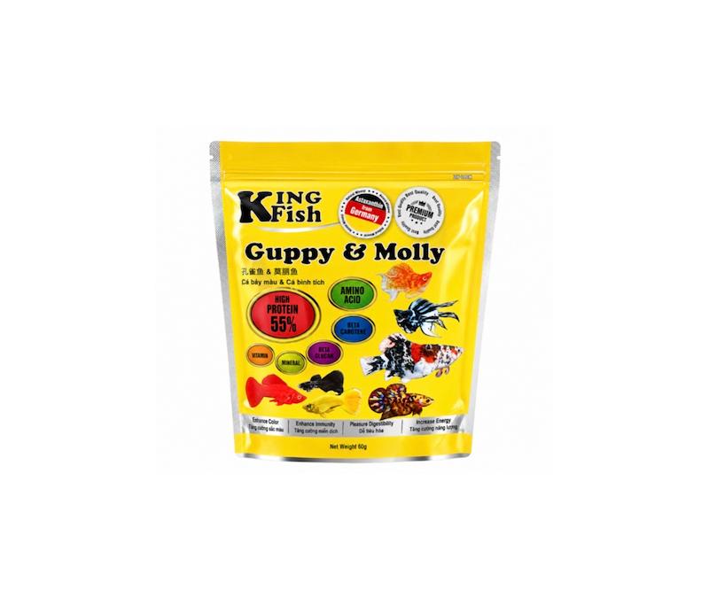غذای ماهی کینگ فیش King Fish Guppy & Molly