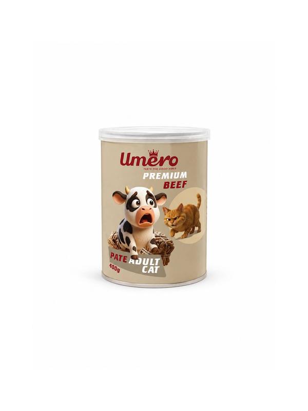 کنسرو گربه برند اومرو(umero)طعم گوشت گاو۴۰۰gr