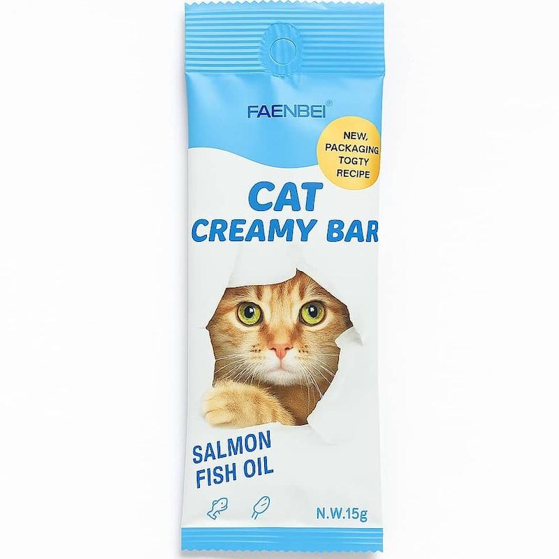 بستنی گربه FAENBEI با طعم سالمون و روغن ماهی