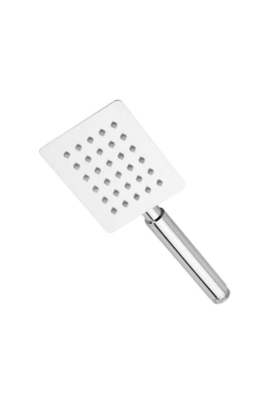 سردوش دستی حمام مدل فلت کروم | استیل ۲۰۱ مقاوم