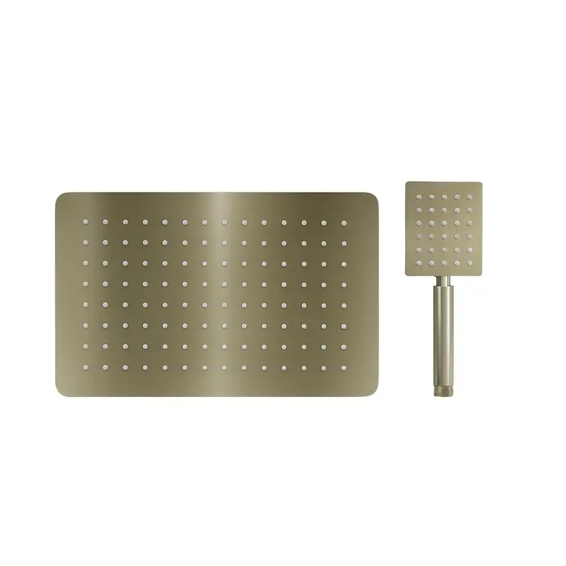 ست سردوش حمام همراه با گوشی مدل مستطیل زیتونی ۳۰×۲۰