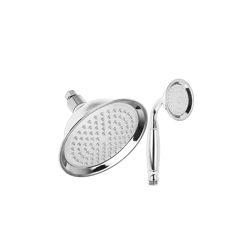 ست سردوش حمام کروم مدل زنگوله | سقفی و گوشی دستی