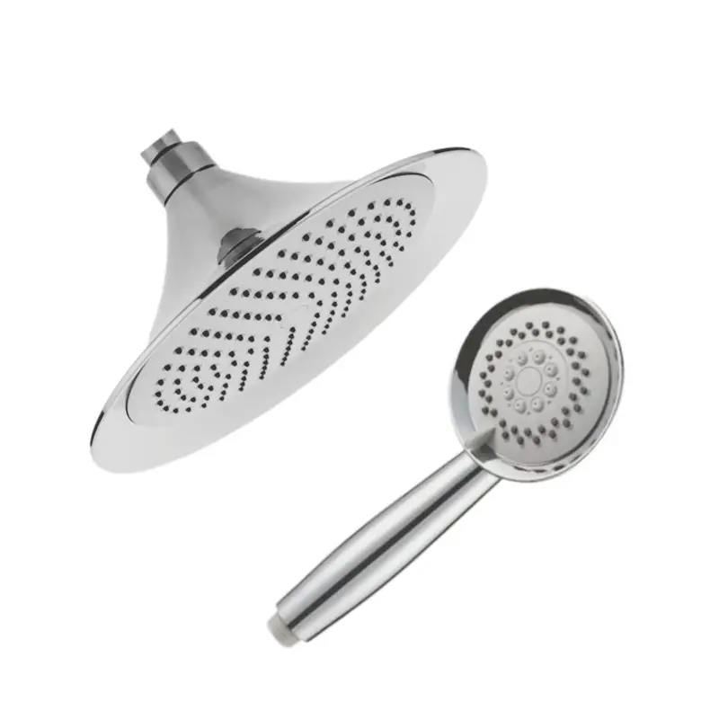 ست سردوش دوکاره حمام مدل شیپوری | کروم براق