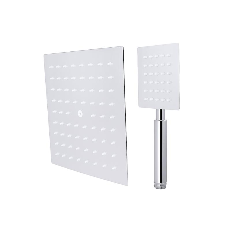 ست سردوش حمام دوکاره مدل آب و هوا فلت کروم | کیفیت بالا