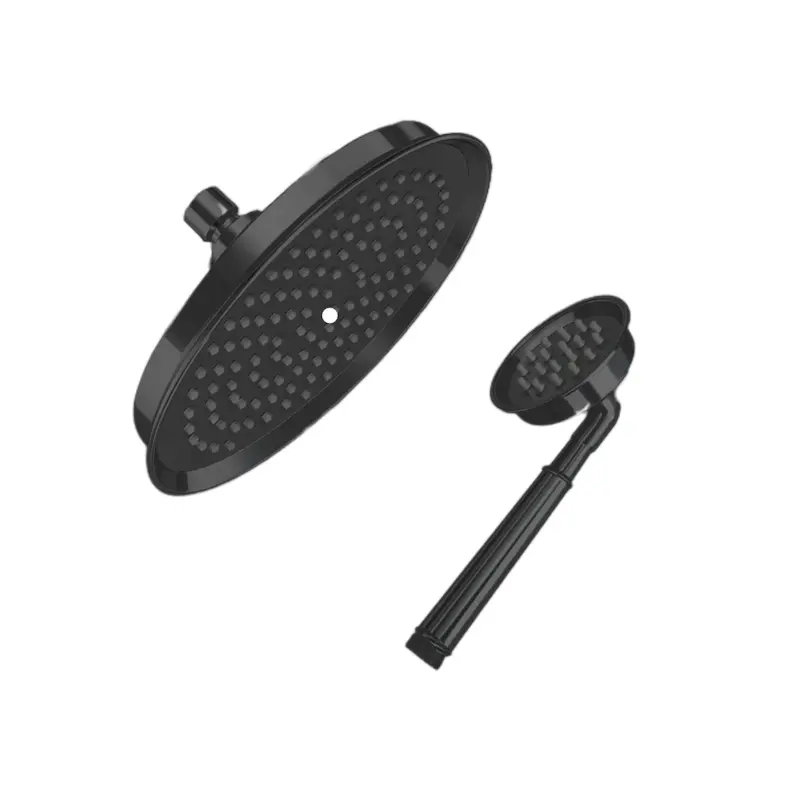 ست سردوش حمام دوکاره مدل آب و هوا | رنگ مشکی مات